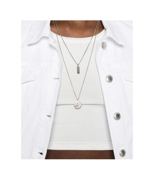 ERMANNO FIRENZE White Embroidered Cropped Denim Jacket