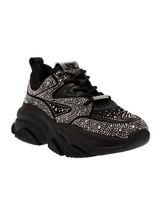 Steve Madden Black All- Chunky Sneakers
