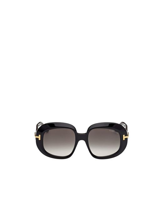 Tom Ford White Eyewear Butterfly-Frame Sunglasses for men