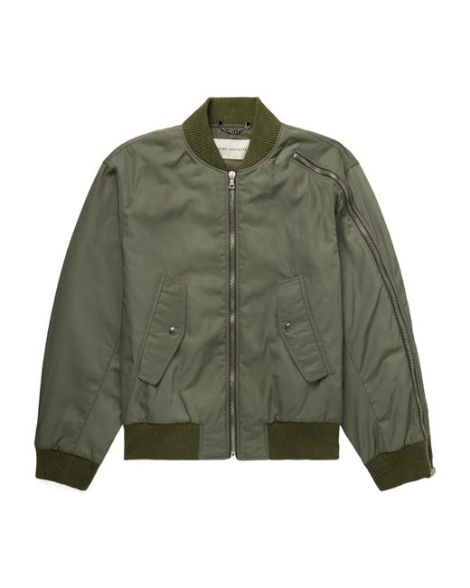 Dries Van Noten Green Long Sleeve Casual Jacket for men