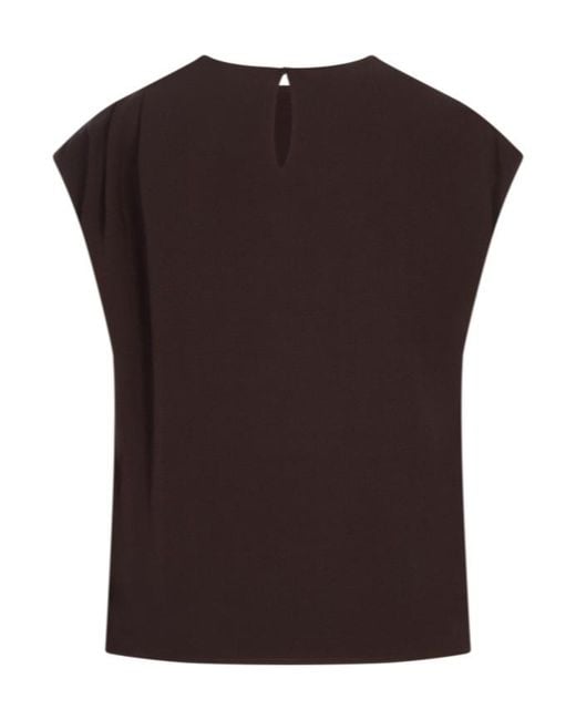 Agnona Black Sleeveless Top
