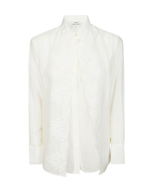 Forte_forte White Long-Sleeved Shirt