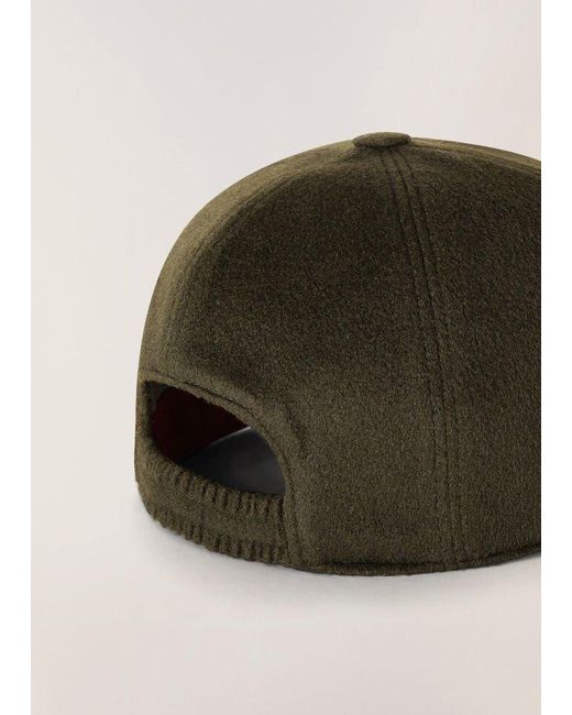 Loro Piana Green Logo Embroidered Baseball Cap for men
