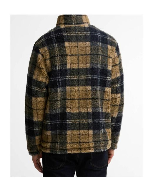 Barbour Multicolor Birchwood Checked Teddy Jacket for men