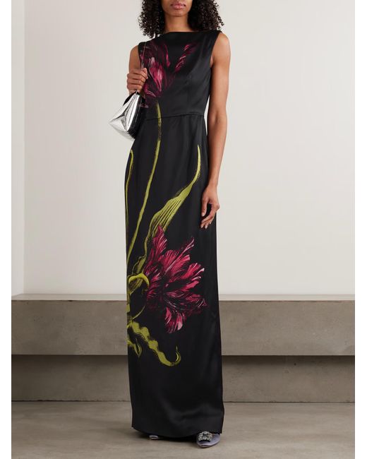 Erdem Red Printed Dress