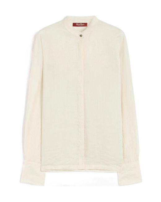 Max Mara White Long Sleeve Shirt