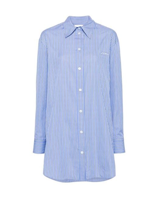 Isabel Marant Blue Cylvany Button-Up Shirt