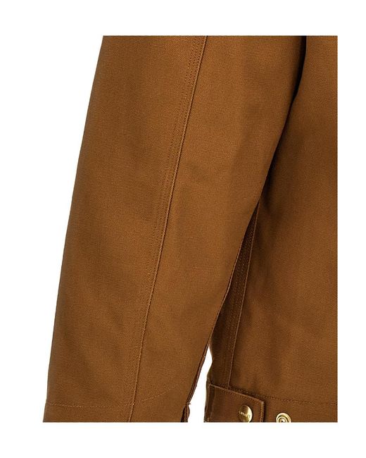 Carhartt Brown Long-Sleeved Casual Jacket for men