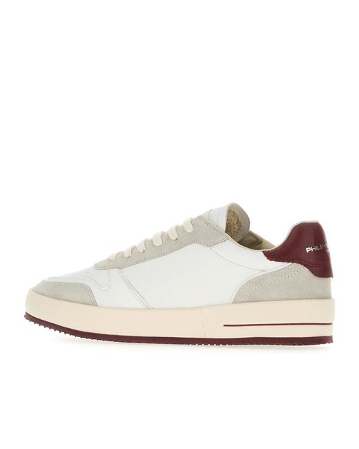 Philippe Model White Round Head Low-Cut Casual Shoes for men