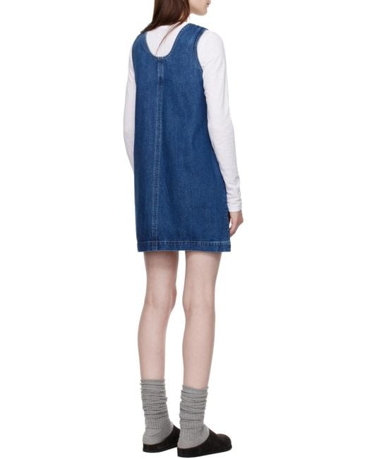 A.P.C. Blue Dominic Dress