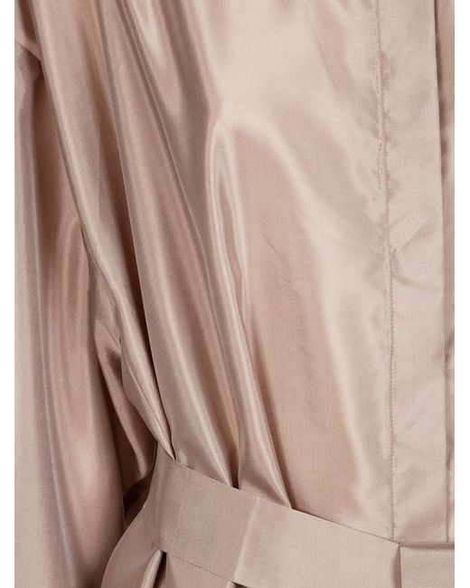Max Mara Brown 'S Anna Long-Sleeved Dress