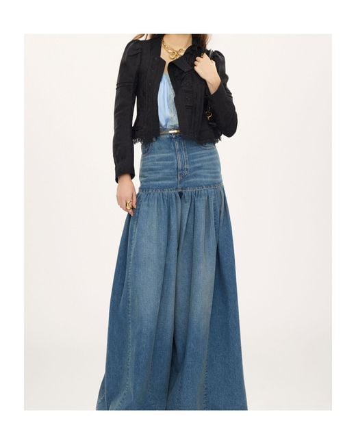 Chloé Blue Fitted Jacket