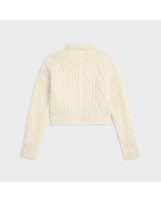 Céline White Sweater