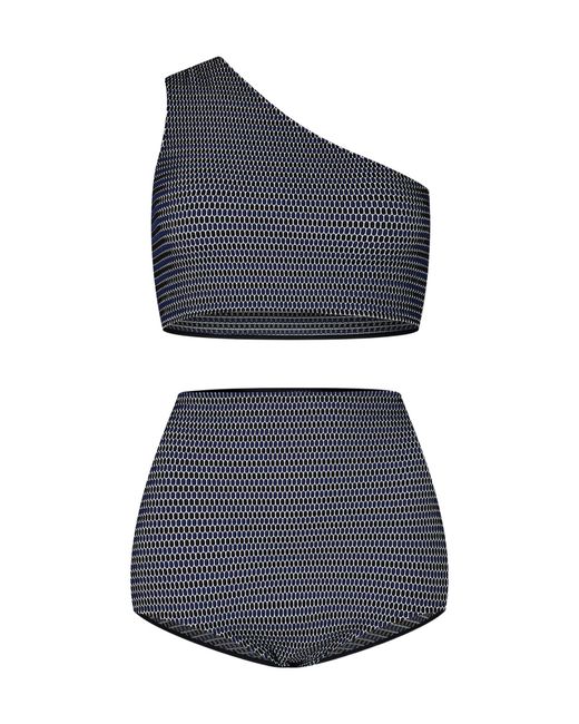 Bottega Veneta Blue Stretchy Bikini