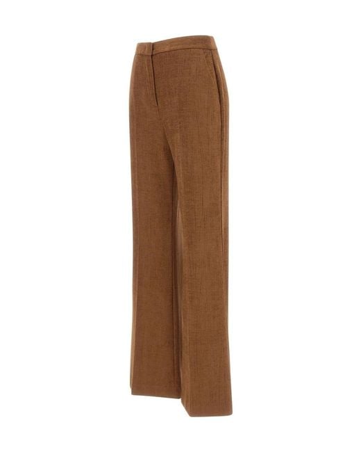 Kaos Brown Wide-Leg Pants