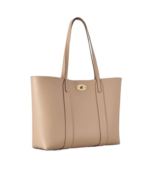 Mulberry Natural Bayswater Small Top Handle Bag