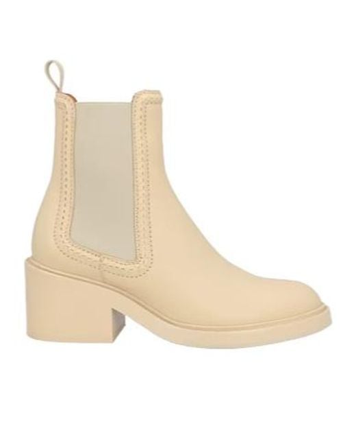 Chloé Natural Ankle Boots