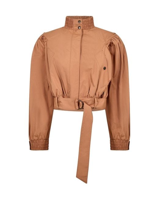 Chloé Brown Cropped Jacket