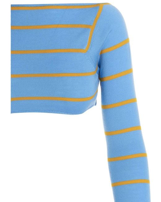 Emilio Pucci Blue Long-Sleeved Sweater