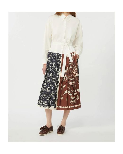 Weekend by Maxmara White Dresses Cotone