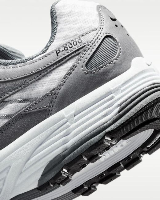 Nike Gray P-6000 Low-Top Sneakers for men