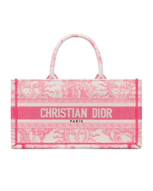 Dior Pink Iviera East-West Book Tote