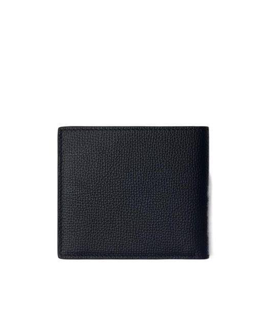 Burberry Blue Logo Double Fold Wallet for men