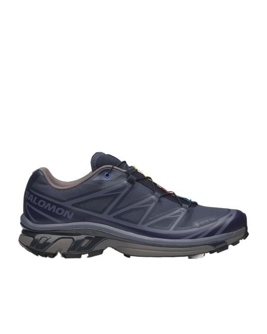 Salomon Lab Blue Salomon Xt-6 Gore-Tex Lace-Up Sneakers for men