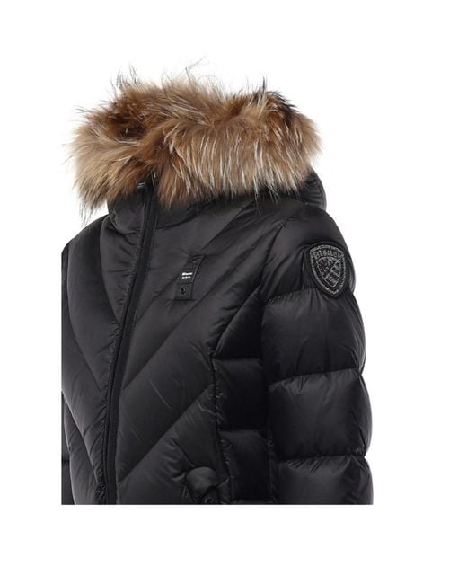 Blauer Usa Black Blauer Althea Long Puffer Jacket