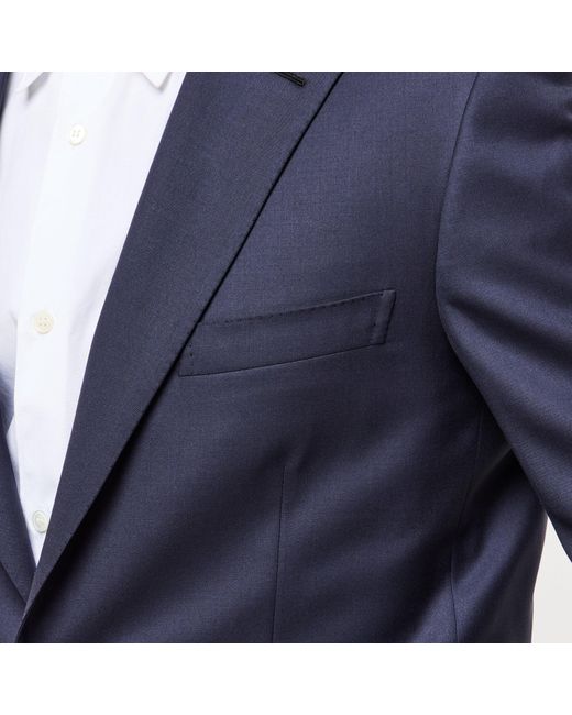 Brioni Blue Notchedlapel Blazer for men