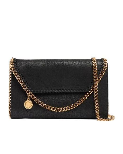 Stella McCartney Black Shoulder Bag With Chain Handle