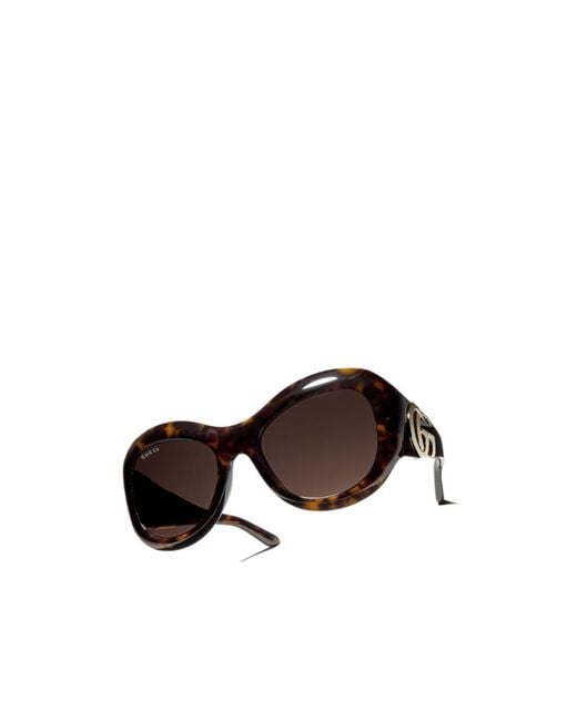 Gucci Multicolor Round Frame Sunglasses