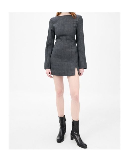 Our Legacy Black Long-Sleeved Dress