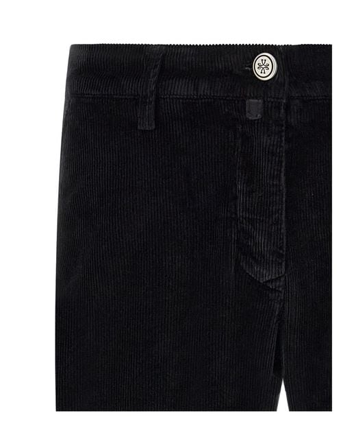 Jacob Cohen Black Tapered Casual Trousers for men