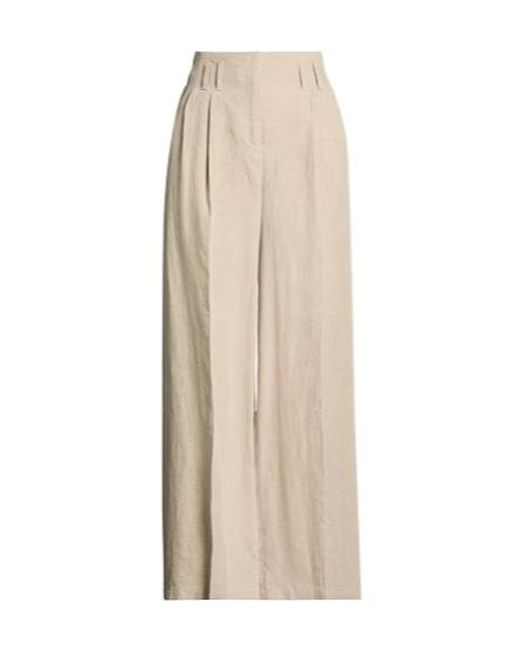 MAX&Co. Natural Loose Straight-Leg Pants
