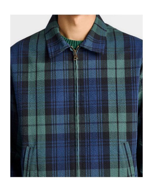 J.W. Anderson Blue Front Zip Blouson for men