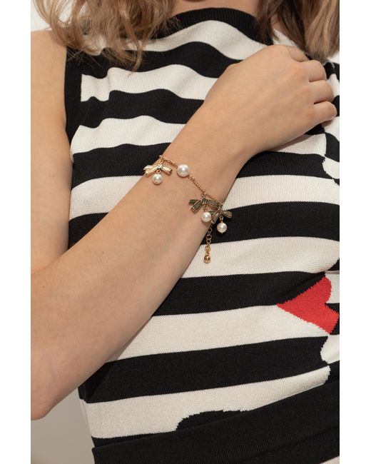 Jimmy Choo Metallic Bracelet With Charms