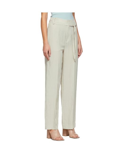 Vince Multicolor Straight Casual Pants