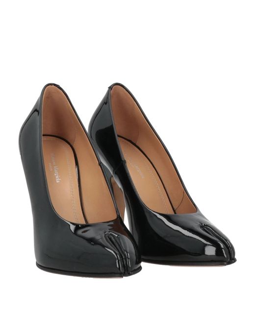 Maison Margiela Black Patent Leather High Heels