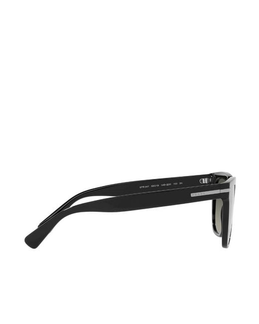 Prada Multicolor Logo Plaque Square-Frame Sunglasses for men