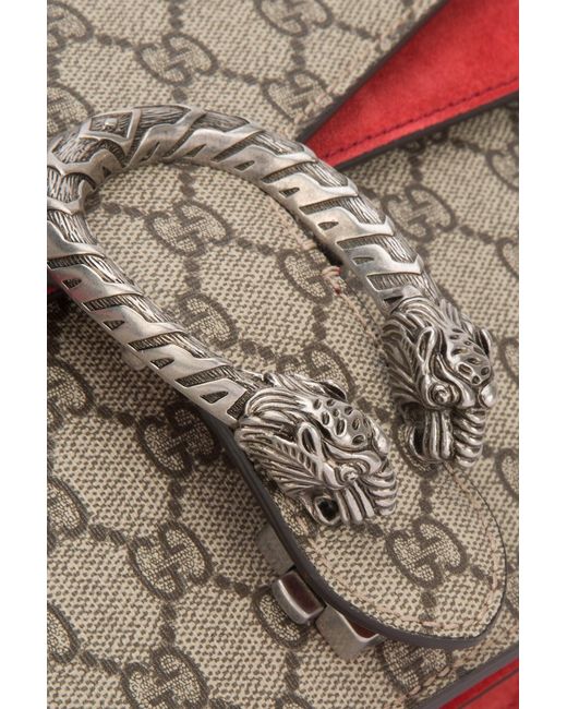 Gucci Metallic Dionysus Gg Supreme Shoulder Bag