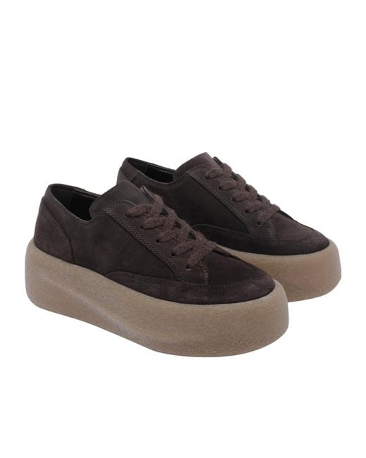 Vic Matié Black Lace-Up Sneakers