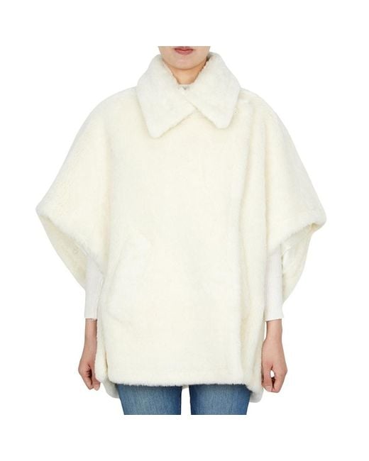 Max Mara White Cape