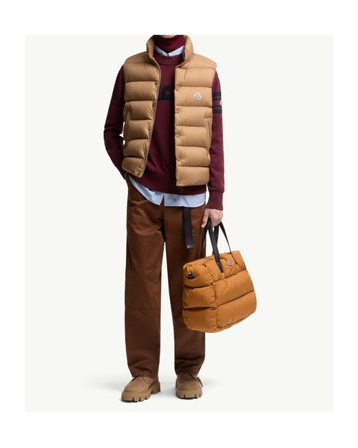 Moncler Brown Tibb Down Vest for men