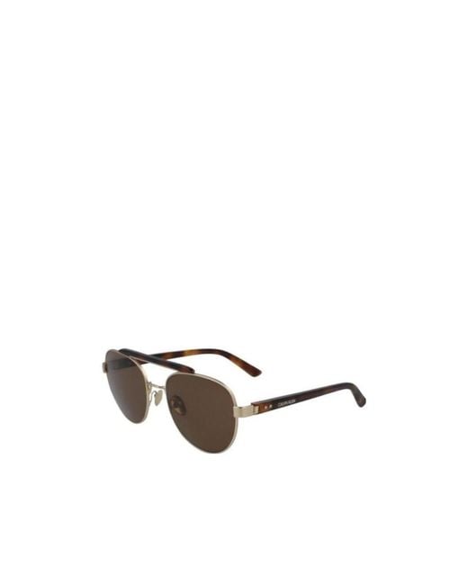 Calvin Klein Metallic Ck19306 Round-Frame Sunglasses for men