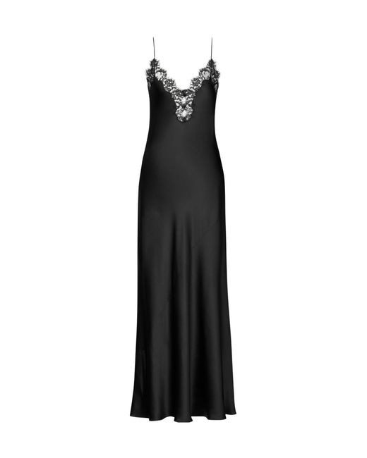 Saint Laurent Black Slip Dress