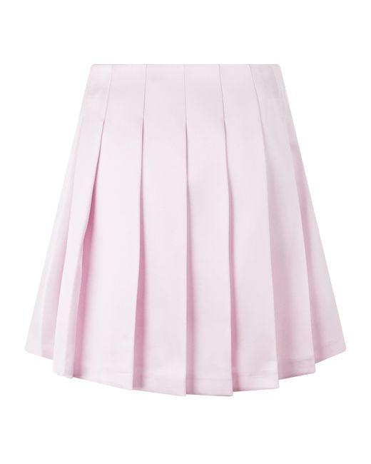 Self-Portrait Pink Pleated Skirt