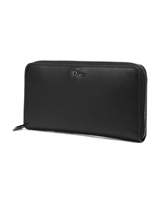 Dior Black Logo Wallet for men