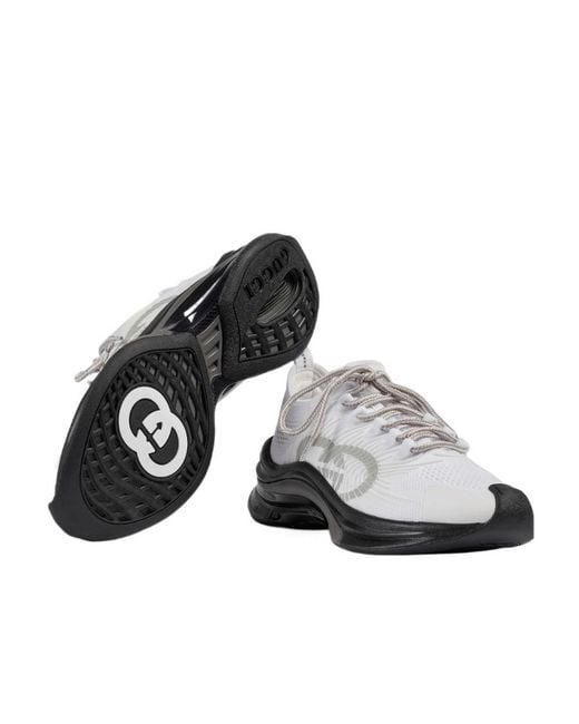 Gucci Black Run Low-Cut Casual Sneakers