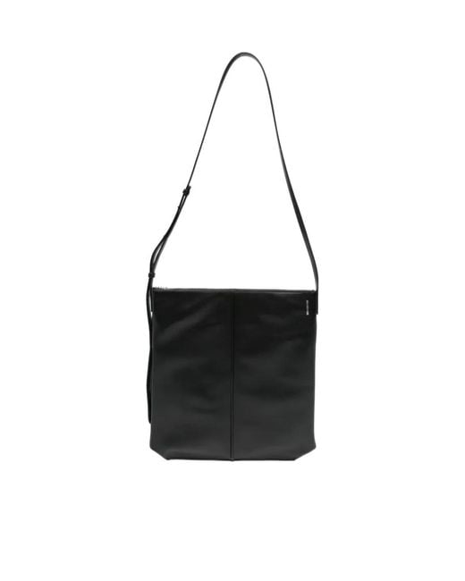 Jil Sander Black Linea Crossbody Shoulder Bag